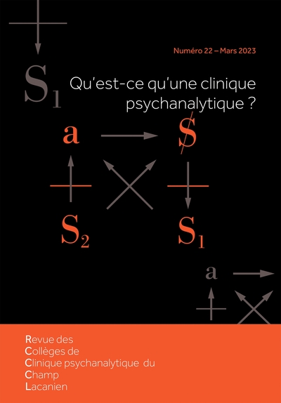 Picture of Revue des Collèges de Clinique psychanalytique du Champ Lacanien n°22