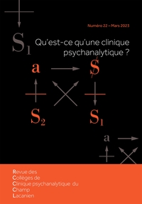 Picture of Revue des Collèges de Clinique psychanalytique du Champ Lacanien n°22