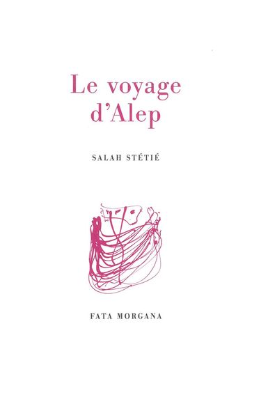 Image de Le Voyage d’Alep