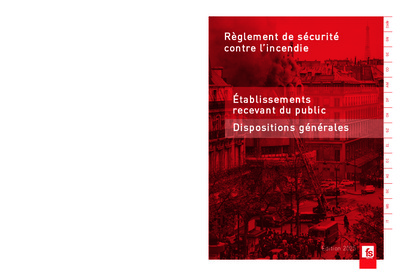 Picture of Règlement de sécurité contre l'incendie - Dispositions générales