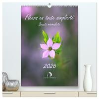 Image de Fleurs en toute simplicité - Beauté minimaliste  (Calendrier mural 2026 DIN A2 horizontal) calendrier de bureau