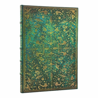 Image de Carnet rigide Fleur d'Émeraude Grand Ligné