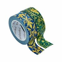 Image de Ruban adhésif Washi Fleur d'Émeraude/Ciel de Soie