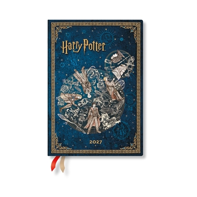 Image de Agenda Civil 2027 HARRY POTTER Légendes de Poudlard Midi Semainier VER Paperblanks