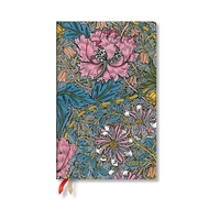 Image de Agenda Civil 2027 Morris Chèvrefeuille Rose Maxi Souple Semainier HOR Paperblanks