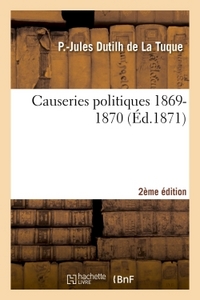 Image de Causeries politiques 1869-1870 2e édition