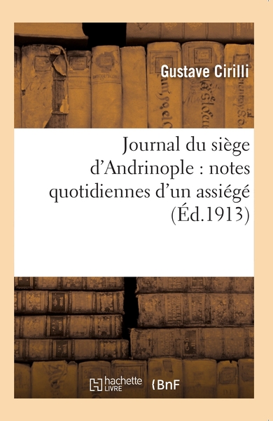 Image de Journal du siège d'Andrinople : notes quotidiennes d'un assiégé