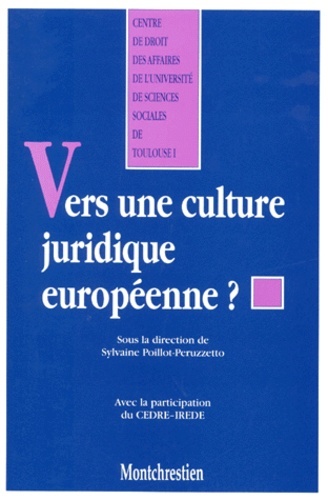Image de vers une culture juridique européenne ?