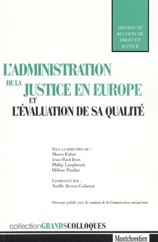 Image de l'administration de la justice en europe et l'évaluation de sa qualité