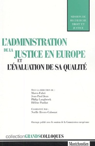 Image de l'administration de la justice en europe et l'évaluation de sa qualité