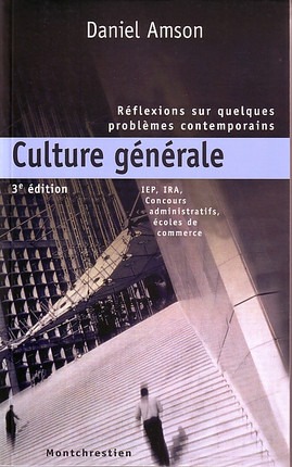 Picture of culture générale : réflexions sur quelques problèmes contemporains - 3ème éditio