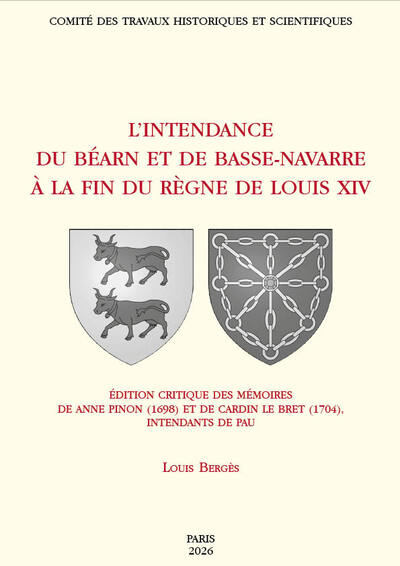 Image de L’intendance de Béarn et de Basse-Navarre à la fin du règne de Louis XIV