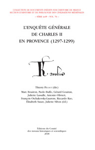 Image de L'enquête générale de charles ii de provence : 1297-1299