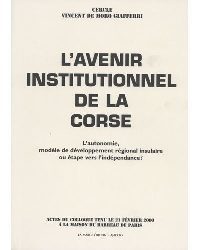 Image de L'avenir institutionnel de la Corse