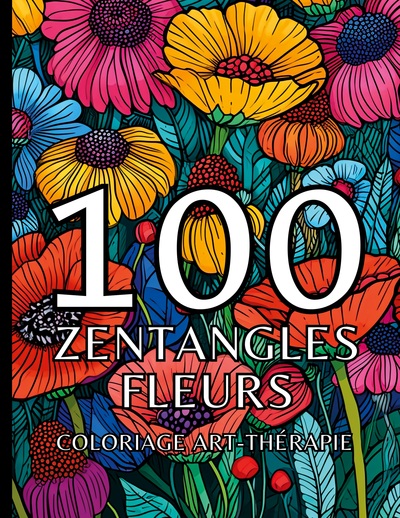 Image de 100 zentangles fleurs