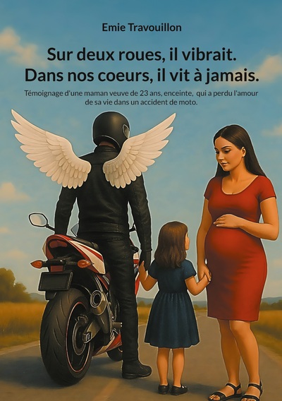 Picture of Sur deux roues, il vibrait.  Dans nos coeurs, il vit à jamais.