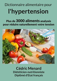 Image de Dictionnaire alimentaire pour l'hypertension.