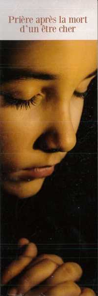 Picture of Lot de 10  - Signet Prière après la mort d'un être cher - Collection 24 prières