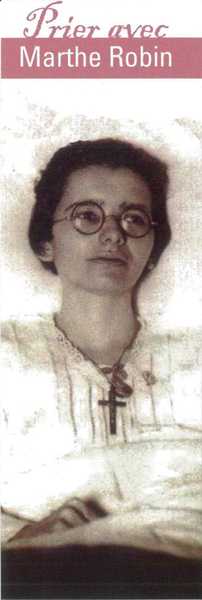 Picture of Signet Prier avec Marthe Robin - Lot de 10 - Prier avec quelques grands témoins
