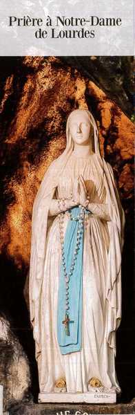 Picture of Signet Prière à Notre-Dame de Lourdes  -  Lot de 10 - Collection 24 prières