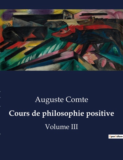 Image de Cours de philosophie positive