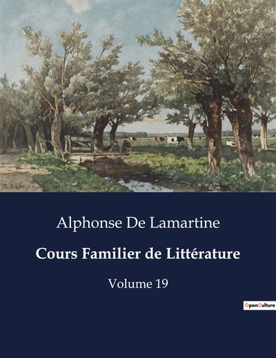 Picture of Cours Familier de Littérature