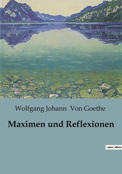 Picture of Maximen und Reflexionen