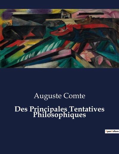 Picture of Des Principales Tentatives Philosophiques