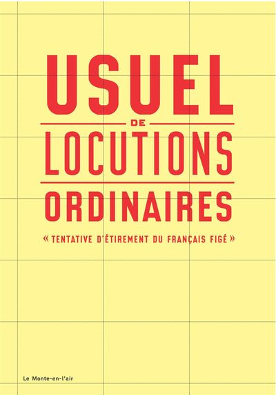 Picture of Usuel de locutions ordinaires