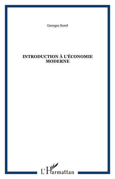 Image de Introduction à l'économie moderne