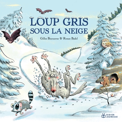 Image de Loup gris sous la neige