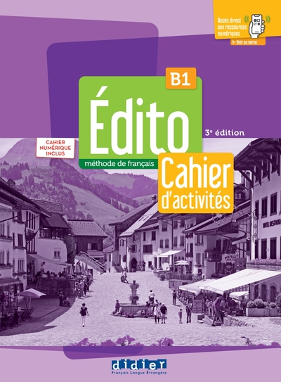 Image de Édito B1 - édition 2022-2024 - Cahier + numérique inclus