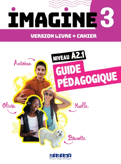 Image de Imagine 3 - Niv. A2.1 - 3 unités - Guide pédagogique