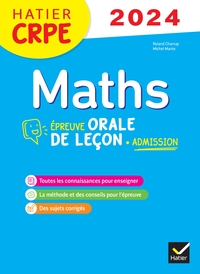 Image de Mathématiques - CRPE 2024-2025 - Epreuve orale d'admission