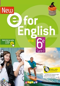 Image de New E For English 6ème - Anglais Ed.2021 - Livre de l'élève
