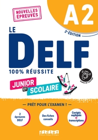 Image de Le DELF Junior et Scolaire A2 100% Réussite - édition 2022-2023 - Livre + didierfle.app
