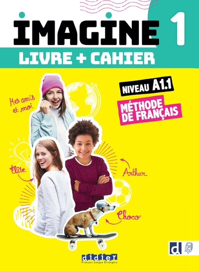 Image de Imagine 1 - Niv A1.1 - 3 unités - Livre + cahier + didierfle.app