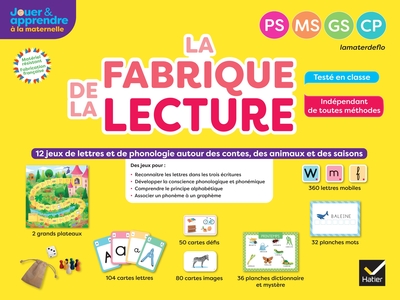 Picture of La Fabrique de la lecture - Français - PS-MS-GS-CP  Ed. 2023 - 12 jeux