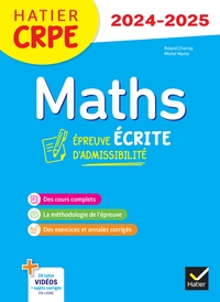 Image de Mathématiques - CRPE 2024-2025 - Epreuve écrite d'admissibilité