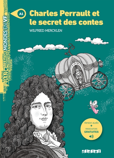 Image de Mondes en VF - Charles Perrault et le secret des contes - Niv. A1 - Livre + audios