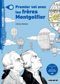 Image de Mondes en VF - Premier vol avec les frères Montgolfier - Niv. A1 - Livre + audios