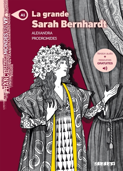 Picture of Mondes en VF - La grande Sarah Bernhardt - Niv. A1 - Livre + audios