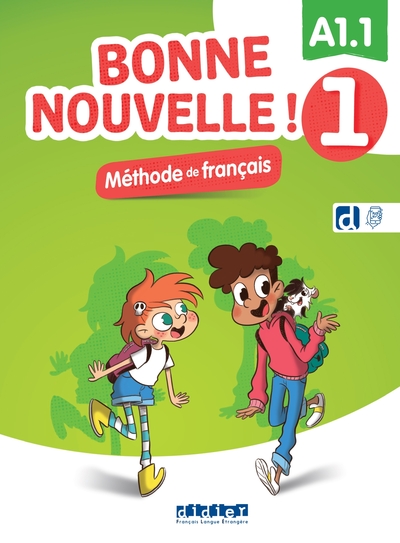 Image de Bonne nouvelle ! 1 - Niv. A1.1 - Livre + didierfle.app