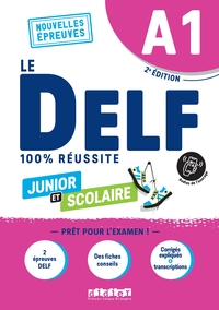 Image de Le DELF Junior et Scolaire A1 100% Réussite - édition 2022-2023 - Livre + didierfle.app