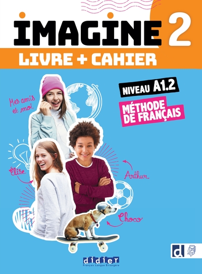 Image de Imagine 2 - Niv. A1.2 - 3 unités - Livre + cahier + didierfle.app