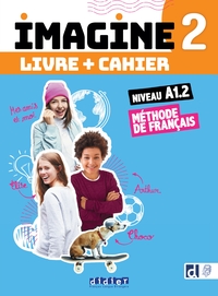 Image de Imagine 2 - Niv. A1.2 - 3 unités - Livre + cahier + didierfle.app