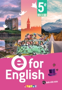 Picture of E For English - Anglais 5e - Ed. 2026 - Livre élève