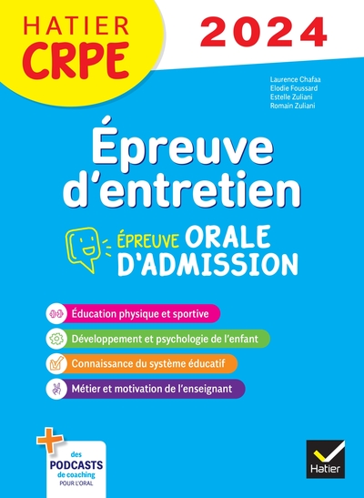 Image de Epreuve d'entretien - CRPE 2024-2025 - Epreuve orale d'admission
