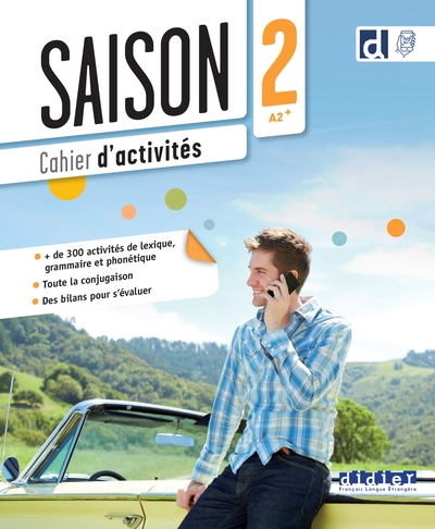 Image de Saison 2 - Niv. A2+ - Cahier + didierfle.app