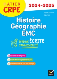 Image de Histoire-Géographie-EMC- CRPE 2024-2025 - Epreuve écrite d'admissibilité